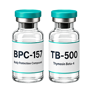 Ilustrație BPC-157 + TB-500