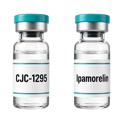 Ilustrație comparativă CJC-1295 vs Ipamorelin